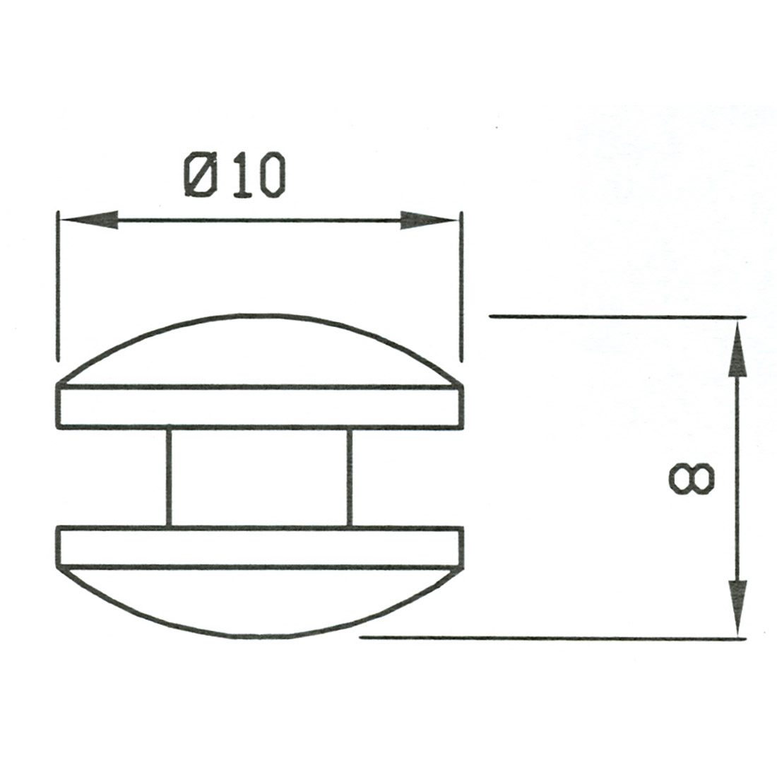 P0008-copia.jpg PIEDINO IN GOMMA PER WHIRPOOL - P0008 - immagine 1
